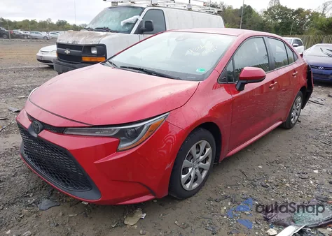2020 Toyota Corolla Le from USA, damaged, VIN JTDEPRAE1LJ040960